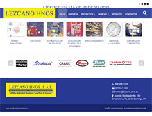Tablet Screenshot of lezcano.com.do